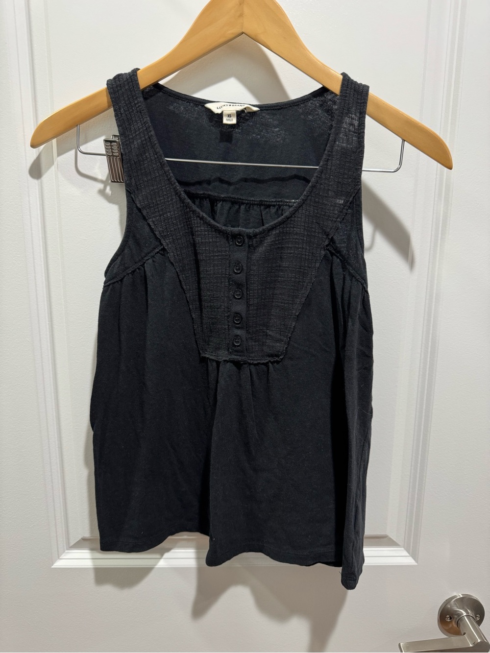 Lucky Brand black tank top size XS